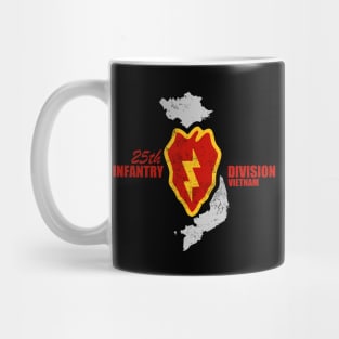 25th Infantry Division (distressed) Mug